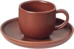 COSTA NOVA Pacifica Espresso - cană superioară cu farfurioară, capacitate: 0, 07 litri, cayenne