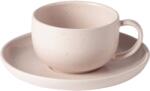 COSTA NOVA Pacifica Căni de cafea cu farfurie, capacitate: 0, 22 litri, marshmallow