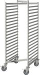 Hupfer Cărucior cu rafturi RWG/E 1/36-GN-75-B-U, 4 roți pivotante, ø 125 mm