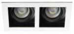 Kanlux Dekorációs keret max. 2x35W MR16/PAR16 fényforráshoz IP20 fehér alumínium ARET 2XMR16-W KANLUX - 26723 (26723)