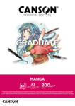 Canson Rajzlaptömb Manga A/3 200 Gramm Álló Fejben Ragasztott 30 Ív/Tömb Graduate (C31250P031)