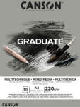 Canson Rajzlaptömb Szürke A/3 220 Gramm Álló Fejben Ragasztott 30 Ív/Tömb Graduate (C400110372)