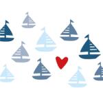 PPD Seaside sailing papírszalvéta 33x33cm, 20db-os - szep-otthon