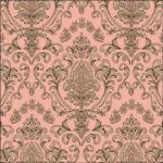 Ambiente Baroque ornament salmon papírszalvéta 33x33cm, 20db-os