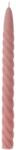 Iliadis Alexandros Set 6 lumanari Old Pink Twisted 25 cm (76364)