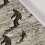 Takoy Téli anyag dzsekihez és kabáthoz 20000/10000 retró síelők