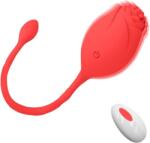 Passion Labs Vibrating Egg, 10 Vibration Modes, Remote Control, Silicone, USB, 19 cm, Vibrator