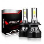 KingSofe Kit 2 becuri auto LED, KingSofe, Soclu H11, putere set 72W, 12.000 lumeni