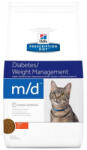 Hill's Hills Pescription Diet Feline M/D 1, 5kg - cukorbetegség, túlsúly