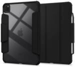 Spigen Air Skin Pro Hybrid Case - полиуретанов калъф с отделящ се кейс и поставка за iPad Pro 11 (2024) (черен-прозрачен)