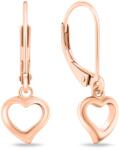 Brilio Silver Romantici cercei de bronz Inimioare EA729R
