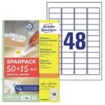 AVERY Etikett címke, 45, 7x21, 2mm, univerzális, 65 lap, 48 címke/lap Avery, fehér (L4736REV-65) - tintasziget