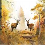 Ambiente Autumn forest papírszalvéta 33x33cm, 20db-os