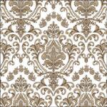 Ambiente Baroque ornament gold papírszalvéta 33x33cm, 20db-os - szep-otthon
