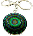  Mandalás Kulcstartó Zöld