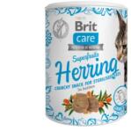 Brit Care Cat Snack Superfruits recompense pentru pisici sterilizate, cu hering 100 g