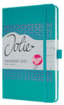 Sigel Naptár, A5, heti, 2025, kemény boritó, SIGEL "Jolie", csillogó türkiz (SIJ5215)