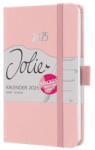 Sigel Naptár, A6, heti, 2025, dombornyomott borító, SIGEL "Jolie", lágy rózsaszín (SIJ5404)