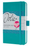 Sigel Naptár, A6, heti, 2025, kemény boritó, SIGEL "Jolie", csillogó türkiz (SIJ5214)