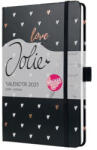 Sigel Naptár, A5, heti, 2025, kemény borító, SIGEL "Jolie", Dark love (SIJ5335)