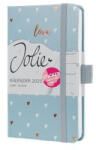 Sigel Naptár, A6, heti, 2025, kemény borító, SIGEL "Jolie", Grey love (SIJ5334)