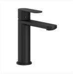 RAVAK Chrome II mosdócsaptelep 175mm lefolyó nélkül fekete CR II 014.20BL (CR II 014.20BL)