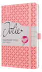 Sigel Naptár, A5, heti, 2025, kemény borító, SIGEL "Jolie", rózsaszín (SIJ5111)