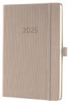 Sigel Naptár, A5, heti, 2025, kemény borító, SIGEL "Conceptum", taupe (SIC2560)