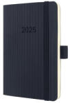 Sigel Naptár, A6, heti, 2025, puha borító, SIGEL "Conceptum", fekete (SIC2523)