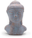 Ancient Wisdom Antik stílusú Buddha fej - kék és bronz (Bast-06)