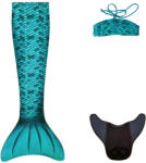 Kuaki Mermaids Mermaidtail Set Turqoiuse XS