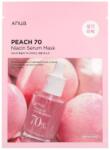 Anua Peach 70% Niacin Serum Mask - Tonizáló Szövetmaszk 1db/25ml