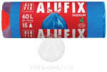 Alufix Szemeteszsák Zárószalag. 60l/15db - delfinbuvar