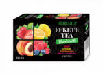 Herbária fekete tea mix fekete tea, erdei gyümölcs, barack, citrom, eper variáció 20x1, 5g 30 g - delfinbuvar