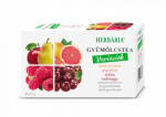 Herbária gyümölcstea mix 1 alma-körte, grapefruit, málna, vadmeggy variáció 20x2 g 40 g - delfinbuvar