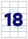  Etikett címke, 63, 5x46, 6mm, 100 lap, 18 címke/lap - delfinbuvar