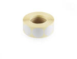  Etikett címke, 30mm, körcímke tekercses 1000 db/tekercs fehér - delfinbuvar