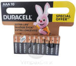 Duracell Basic AAA elem -DL 10db - delfinbuvar