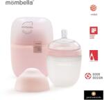 Mombella Biberon anticolici Mombella Breast-Like 210 ml, tetina M flux mediu, 100% Silicon, Old Roze (8139)