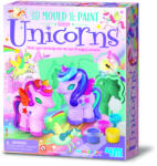 4M Atelier creativ 3D Modeleaza si picteaza - Unicorni cu sclipici (4M-04770) - kidostore