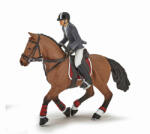 Papo Figurina cal competitie cu jocheu Papo (Papo51561) Figurina