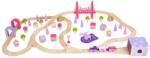 Bigjigs Toys Oraselul zanelor din lemn - BigJigs (BJT023) Trenulet