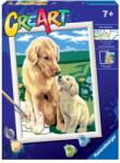 Ravensburger Pictura pe numere Ravensburger - Catel cu pui (RVSPBN20048)