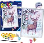 Ravensburger Pictura pe numere Ravensburger - Caprioara si pasare (RVSPBN20078)
