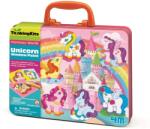 4M Set creativ cu vopsele pentru geam vitralii - Unicorni (4M-04735)