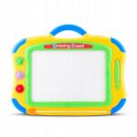 Ricokids Tabla magnetica pentru desenat cu accesorii incluse Ricokids 772101 - Galben (EDI772101)