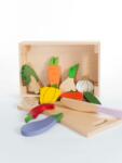 Marc toys Jucarie handmade Marc Toys - Ladita cu fructe si legume (MCA0052) Bucatarie copii