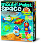 4M Atelier creativ Modeleaza si picteaza - Spatiu (straluceste in intuneric) (4M-03546)
