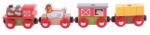Bigjigs Toys Trenuletul fermei vesele - BigJigs (BJT466) Trenulet