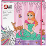 AS Set desen AS Art cu creioane colorate - Printese (1038-21054)